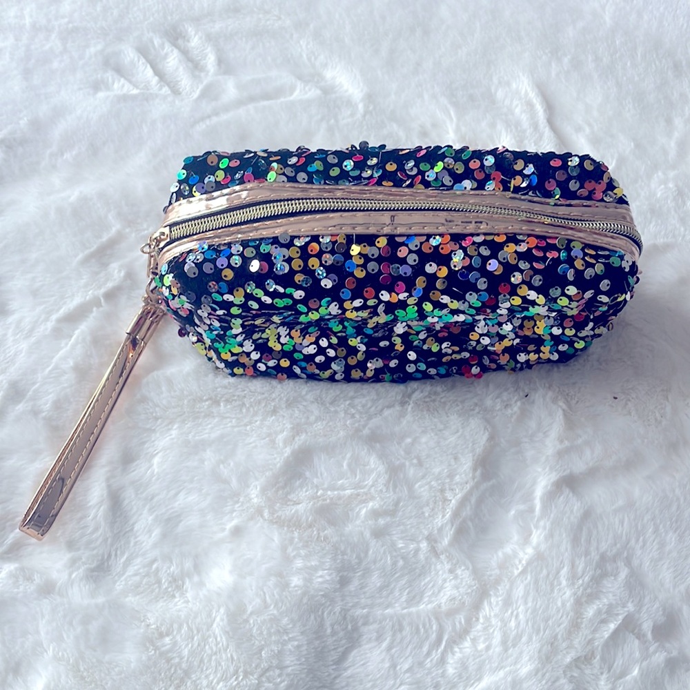 Super fun, multicolor clutch/make up bag